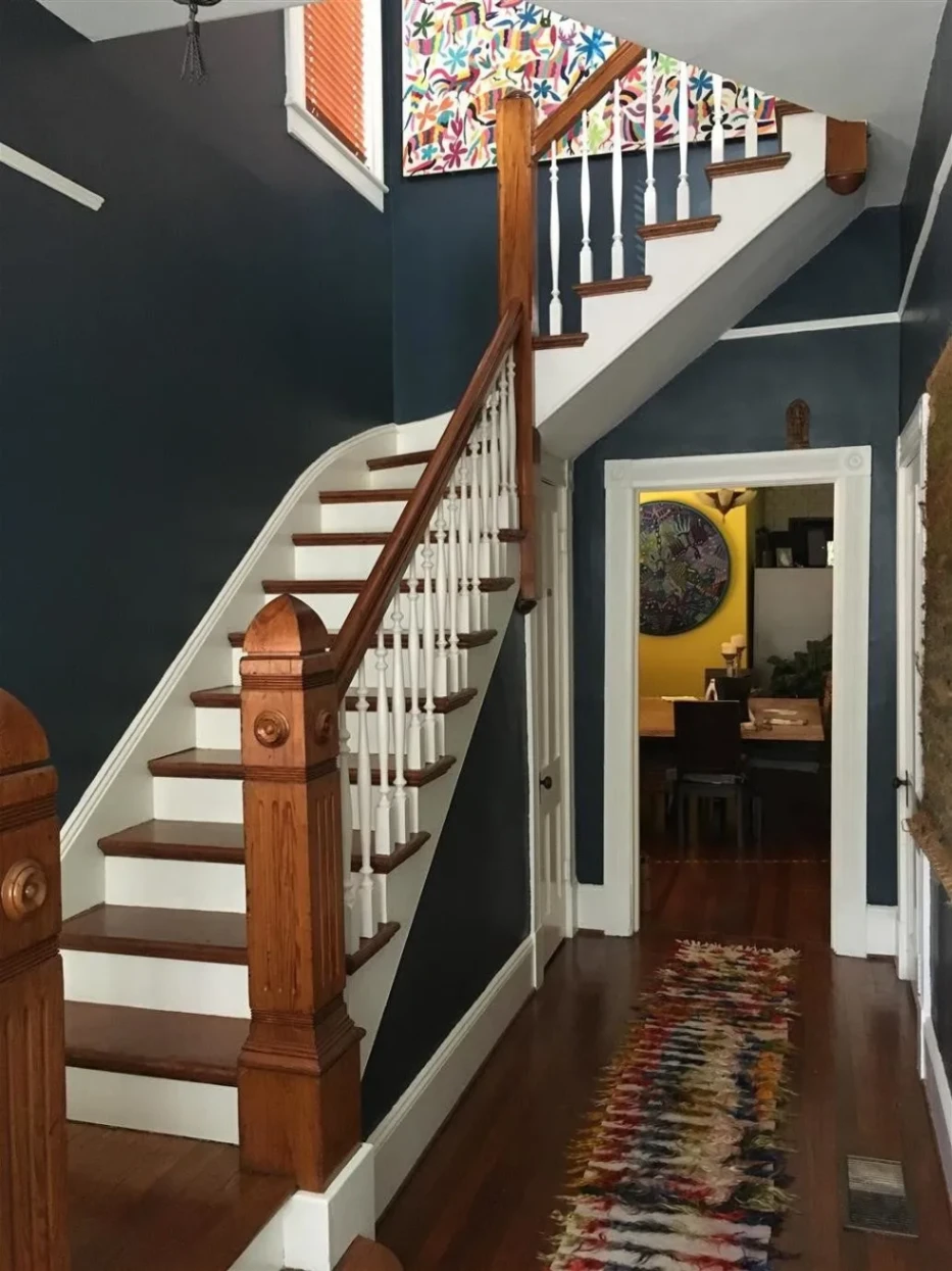 Farrow & Ball Hague Blue: A Dark Academia Hallway Guide (UK)